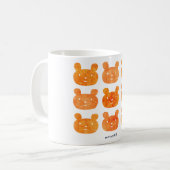 smile bear orange コーヒーマグカップ (正面左)