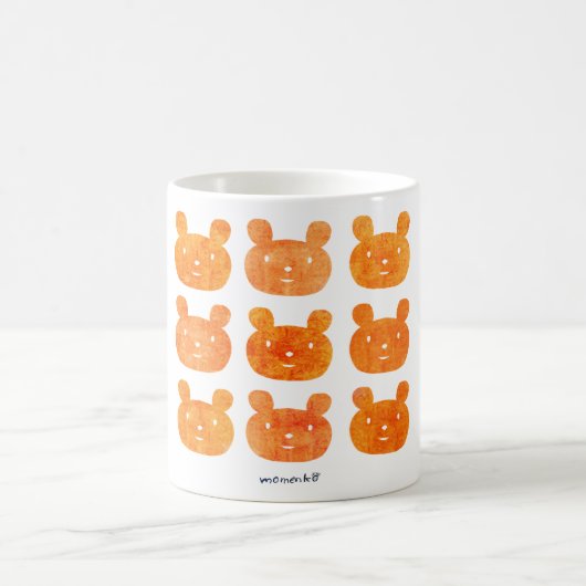 smile bear orange コーヒーマグカップ (中央)