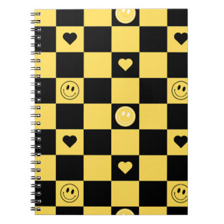 Smile black and yellow ノートブック
