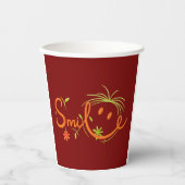 Smile Brush Style Line Art | コンボマグ 紙コップ (正面)