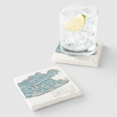 Smile Crocodile  ストーンコースター (横)