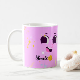 Smile Cute Kawaii & Always With Love Mug コーヒーマグカップ