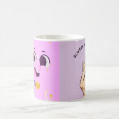 Smile Cute Kawaii & Always With Love Mug コーヒーマグカップ (中央)