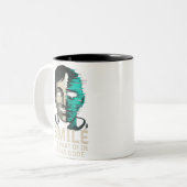 Smile Dress Code Digital Glitch ツートーンマグカップ (正面左)