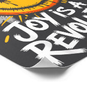 Smile Face Optimism Good Energy Mental Health Awar ポスター (角)