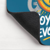 Smile Face Optimism Good Energy Mental Health Awar マウスパッド (コーナー)