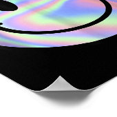 Smile Face Shirt Happy Smiling Face Rave Edm Music ポスター (角)
