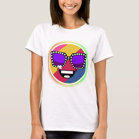 smile face tシャツ (正面)