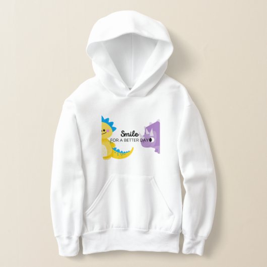 Smile For A Better Day Boy Hoodie (レイダウン)