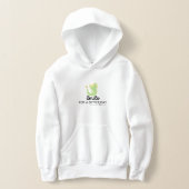 Smile For a Better Day Girl Hoodie (レイダウン)