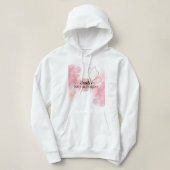 Smile For A Better Day Women Hoodie パーカ (デザイン正面)