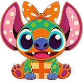 Smile  funny cartoon シール