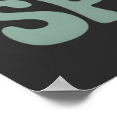 Smile Healthy Spine Chiropractor Quote Design ポスター (角)