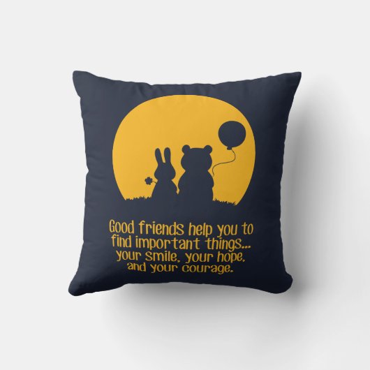 Smile, hope, courage クッション (裏面)