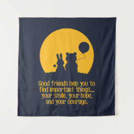 Smile, hope, courage タペストリー
