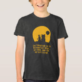 Smile, hope, courage トライブレンドTシャツ (正面)