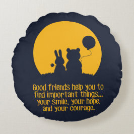 Smile, hope, courage ラウンドクッション