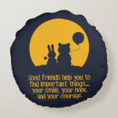 Smile, hope, courage ラウンドクッション (裏面)