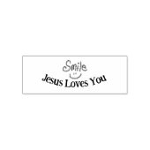 Smile Jesus Loves You Christian  セルフインキングスタンプ (デザイン)