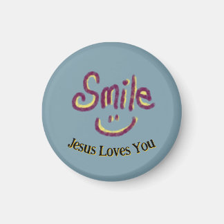 Smile Jesus Loves You Christian  マグネット