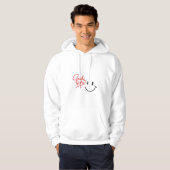 Smile More! Positive Vibes Hoodie  パーカ (正面フル)