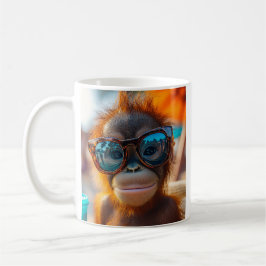 Smile Orangutan コーヒーマグカップ