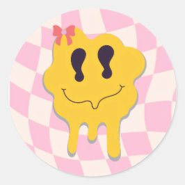 smile pink ラウンドシール