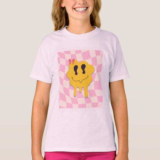 smile pink tシャツ (正面)