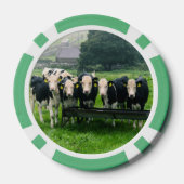 Smile please! Cute and fun cows ポーカーチップ (裏面)