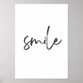 Smile Poster – Positive Energie für dein Zuhause ポスター (正面)