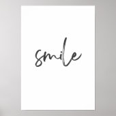 Smile Poster – Positive Energie für dein Zuhause ポスター (正面)