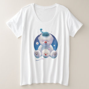 Smile Pup: アイスシェイバー ドリームランド & ホッキョクグマ プラスサイズTシャツ