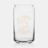 Smile Pup: Beach Mode On Smiling Bichon Frise ガラス缶 (正面)