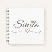 Smile Script Mother’s Day & Birthday Gift for Her ノートブック (正面)