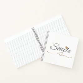 Smile Script Mother’s Day & Birthday Gift for Her ノートブック