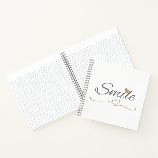 Smile Script Mother’s Day & Birthday Gift for Her ノートブック (内部)