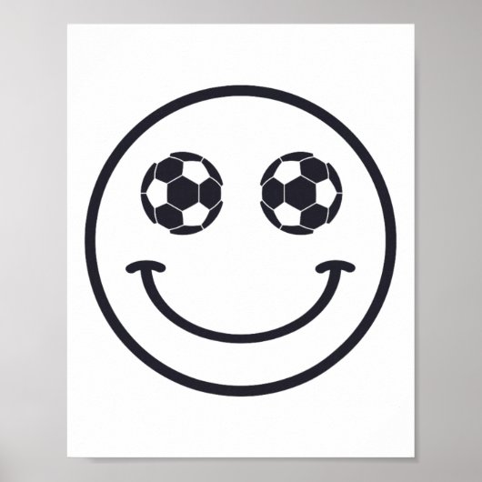 Smile Soccer Byll 女子向けクールサッカーアイテム ポスター (正面)