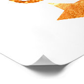 Smile Sparkle Shine White Gold Poster ポスター (角)