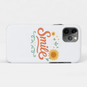 Smile Sunflower iPhone 11 Pro Case | Positive Vibe Case-Mate iPhoneケース (裏面(横))