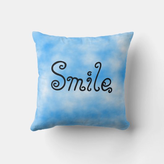 Smile-Throw Pillow クッション (裏面)