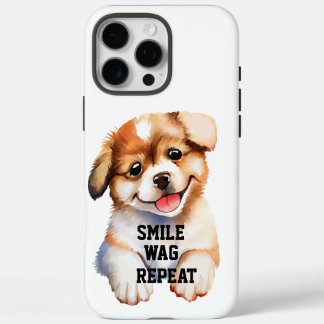 SMILE WAG REPEAT -CUTE DOG iPhone 16 PRO MAXケース