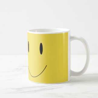 Smile Yellow Happy Face 001 コーヒーマグカップ