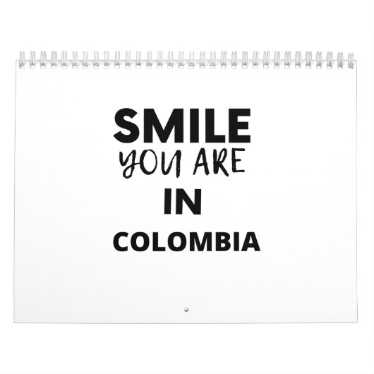 SMILE YOU ARE IN Colombia カレンダー (カバー)