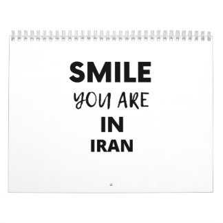 SMILE YOU ARE IN  IRAN カレンダー