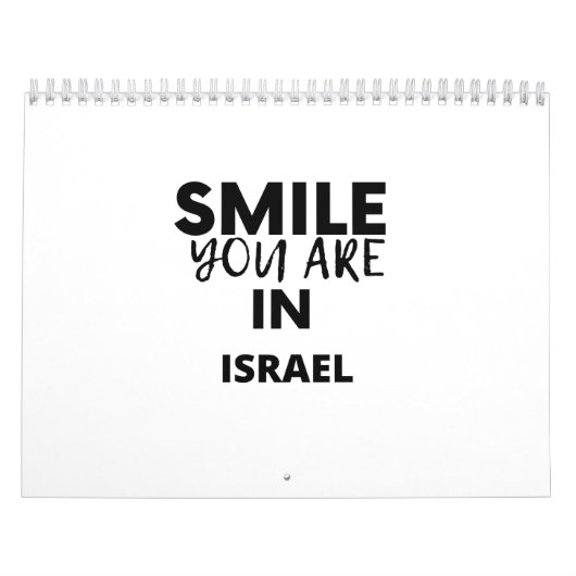 SMILE YOU ARE IN ISRAEL カレンダー (カバー)