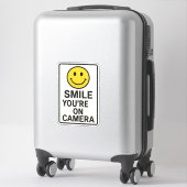 Smile You're on Camera Sign シール (スーツケース)