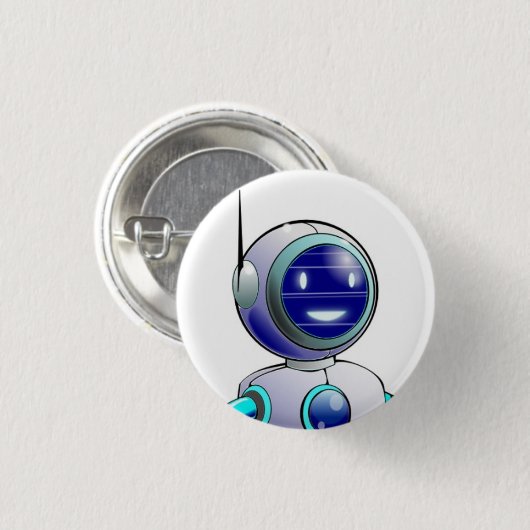 Smilebot Pin 缶バッジ (正面&裏面)