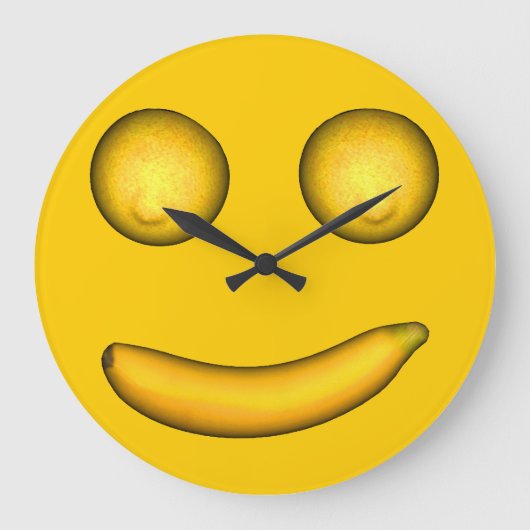 Smilemonana ラージ壁時計 (正面)