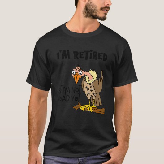 Smilertees Old Buzzard私は退職したない Tシャツ (正面)