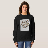 Smiles and shines t-shirts for women  スウェットシャツ (正面フル)